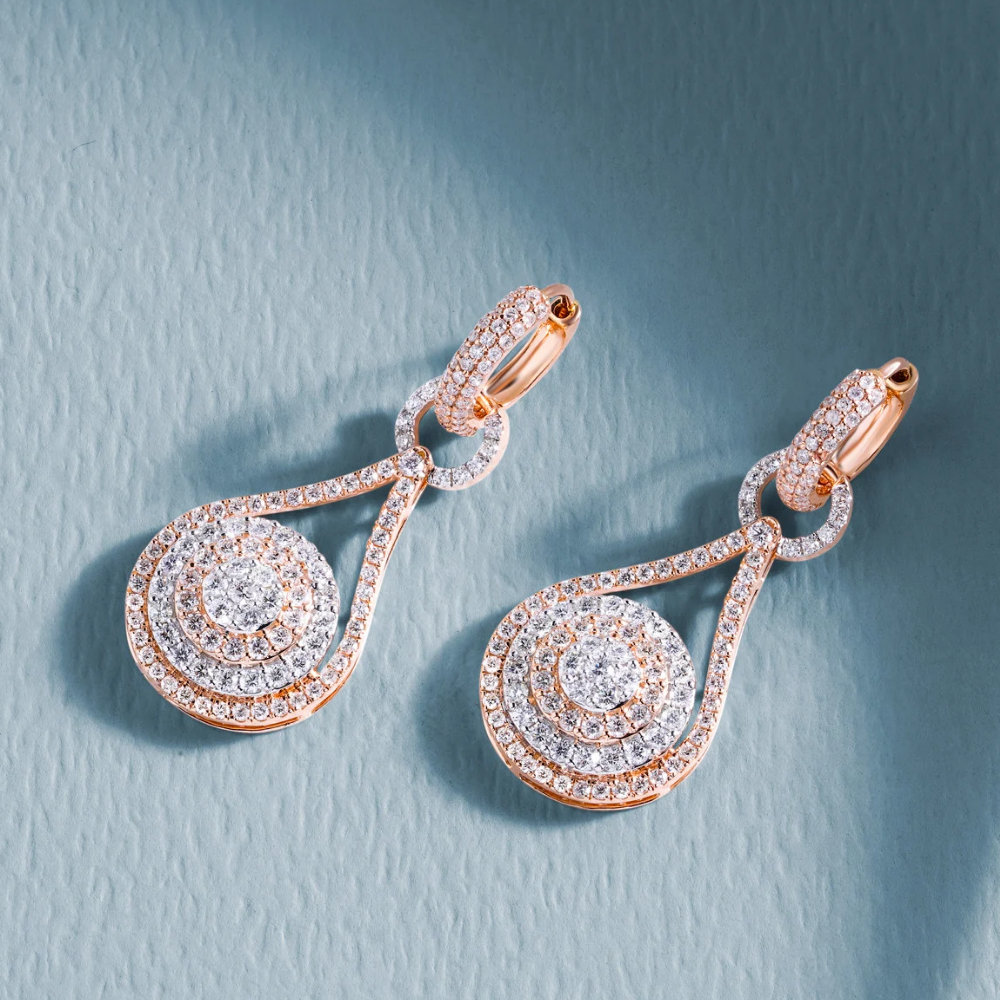 Elegant Crystal Drop Earrings