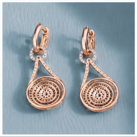 Elegant Crystal Drop Earrings
