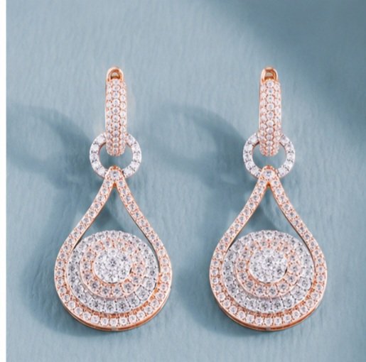 Elegant Crystal Drop Earrings